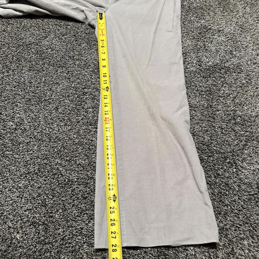 Talbots Woman’s Size 12W Stretch Waist Corduroy Wide Leg Flared Beige 30x28 - Picture 4 of 6